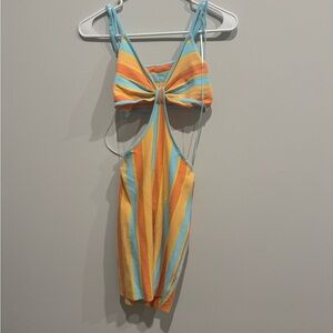 Colorful Striped Dress